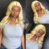 613 Blond Body Wave Spets Front Wig Brazilian Remy Human Hair Wigs For Black Women1112896