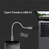 Type-C إلى USB 3.0 محول USB-C أنثى أنثى إلى 3.0A Male Converter موصل لهواوي Xiaomi Samsung اللوحي الهاتف الروبوت