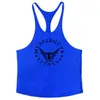 Januarysnow Marca Fitness Ropa de moda Culturismo Camiseta sin mangas Hombres Gimnasios Stringer Singlet Camisa sin mangas de algodón Entrenamiento Hombre Camiseta