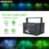 Laserlicht Toon 6W RGB Disco Laser Light Projector met behoorlijk fans DMX Laser Ilda Control Integrated Internal Module