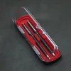 Scatole per penne Custodia in plastica trasparente Portapenne Regalo per scatola promozionale per penne in cristallo Spedizione veloce F20174042