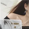 Earrings Pretty Fashion Jewelry Brand Design ear cuffing rhinestone starfish Korean New Crystal Drop Earrings Statement Bohemian Earrings