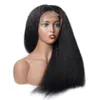 360 Lace Frontal Human Hair Wig Pre zepsutych fryzurę Yaki Proste Brazylijskie Remy-Hair Peruki z włosami dla dzieci