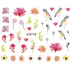 24 pezzi adesivo per unghie farfalla fiore trasferimento acqua decalcomanie per nail art decorazione tatuaggio manicure avvolge strumenti tip9899816