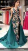 Desginer Jewel Neckline Mermaid with Oveskirts Prom Dresses High End Quality Party Dress Sleeveless In s4092406