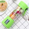 Портативный Blender Mini USB Аккумуляторная электрическая соковыжималка Blender 380 мл 2 лезвия фруктовый соковыжималки Блендер спортивный сок ККА7873N