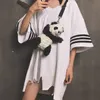 Paquet de vibrato Designer-fire femme hiver nouvelle vague version coréenne du sac panda modèle d'explosion en peluche unique à l'épaule sauvage