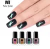 3,5 мл Голографический хамелеон Cat Eye Polish Polish Magnetic Nail Art Лак Магнит Nail Art Lacquer Черная база необходима