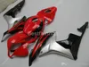Carénages de moulage par injection pour Honda CBR600RR 2007 2008 kit de carénage rouge argent noir CBR600RR 07 08 LL03
