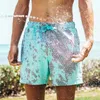 Traje de baño para hombres Cambio de color Troncos de natación Niños Niños Decoloración Pantalones de playa Pantalones cortos Traje de baño1