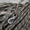 10pllot Spring Blustrle Snap stop Nickel Pating Mini Key Ring Carabiner Bottle Hook Paracord Camping Akcesoria7437778