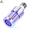 15W 25W UVC معقم ضوء بقيادة UVC ضوء لمبة مصباح مبيد للجراثيم التطهير 260-280nm 81led 126led بقيادة الذرة ضوء لمبة