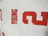 Gioventù Ohio State Buckeyes # 2 Chase Young Ricamo reale personalizzato College Football Jersey Taglia S-4XL o personalizzato qualsiasi nome o numero di maglia