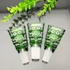 Green cartoon Baby Bubble Wholesale Glass bongs Oil Burner Glass Water Pipes Oil Rigs Smoking