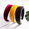 Fluwelen Gewatteerde Haarband Elastische Hoofdband Girl Brede Plastic Mode Hoofddeksels Hoofdband Hoop Dames voor Haaraccessoires