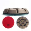 10 Pieces 3 Inch D80mm Wet Polishing Pads Hybrid Resin Grinding Disc for Concrete and Terrazzo Floor251q