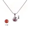 Silver Retro Pattern Bell Harmony Ball Necklace Cage Ms. Gravid Kvinna Healing Reiki Pendant