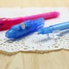 창조적 인 마법 UV 라이트 펜 보이지 않는 잉크 펜스 재미있는 활동 마커 스쿨 스쿨 문구 용품 어린이 선물 그리기
