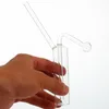 Mini bong in vetro Bubbler Bubbler per piattaforme petrolifere Narghilè d'acqua Accessori Catcher di cenere Fumatori inebrianti Hitman