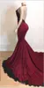 Modest Halter Backless Meerjungfrau Satin Kleider Pageant Sleeveless Afrikanisches Spitze Applique Abend Vestido de noche Formale Lange Party Kleider