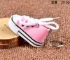 Fashion Mini 3D Sneaker Keychain Canvas Shoes Key Ring Tennis Shoe Chucks Keychain Party Favors 7.5*7.5*3.5cm Mix COlor XD20893