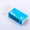 Geheugenkaartlezer Adapter Alles in 1 USB 2.0 Kaartlezers voor Micro SD SDHC TF M2 MMC
