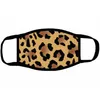 Cartoon Anti-Staub Baumwolle Mund Gesichtsmaske Unisex Radfahren Tragen Flagge Leopard Schwarz Masken Mode 3D Druck Baumwollmasken