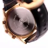 Bateria kwarcowa Aehibo Wszystkie subdials robiące zegarek męskie zegarki 43 mm białe tarcze super chronograf hardlex man czarny stal zegarowy