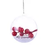 クリスマスの装飾クリアツリーボール電池ランプ装飾ホームパーティーの照明用飾り飾り1