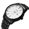 Curren Novos Relógios Moda Simples Estilo Calendário Casual Negócios Homens Relógios De Pulso de Pulso De Aço Quartzo Relógio Masculino Waterproof Watch