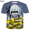 2020 New Style Sexy Anime Girl My Hero Academia Ahegao Manga 3D Printed T Shirt Women Men Short Sleeve Casual Streetwear Tops2643895