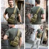 Tactical Shoulder Bag For MenMolle Chest Bag With USBWaterproof Outdoor Sling BackpackHunting Sport Climbing Bags19073380