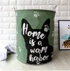 Laundry Basket Dity Clothes Storage Barrel Nordic Kids Toys Bucket Bags Ins Foldable Printed Home Sundries Waterproof Organizer Totes B7169