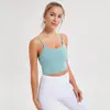 Kadınlar Fitness Yoga Gömlekleri Strappy Spor Salonu Üst Yastıklı Pembe Spor Gömlek 7 Renk Spandex Kadın Gömlek T200401