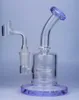 유리 물 파이프 Hookahs 독특한 봉 흡연 액세서리 Heady Glasses Dab Water Bongs Oil Rigs With 14mm Banger