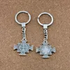 15Pcs Keychain Saint Benedict Medal Charms Pendants Key Ring Travel Protection DIY Accessories A-517f4473754