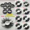 2019 Nouveaux cils de 25 mm 5D Cils de vison 25 mm de long Individuel Sexy Faux cils Cils de vison Mieux cils 3d Extended Edition 8 styles