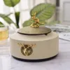 Bathroom Accessories Ceramics Ashtray Porcelain and Alloy Antique Ashtray Storage Box Box European Style Wedding Gifts7571181