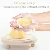 Natural Handmade Mild Cheese Soap Limpeza de Pele Acne Ácaros controle remover o óleo 60g Bactericida Face Care