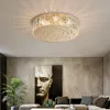 rodada chandelier sala de estar quarto quantidade nivelado lustres de vidro iluminação doméstica de aço inoxidável ouro lâmpadas MYY