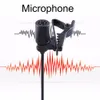 Freeshipping Lavalier Lapel Omnidirectional Condenser Recording Microphone For IOS For Android Smartphone For DSLR Cameras