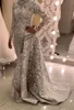 2020 ARABISK ASO EBI Muslim Lace Mermaid Evening Dresses Beaded Crystals Prom Klänningar Vintage Formell Party Andra reception Gäster Zth44