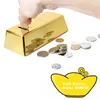 Gold Bar Coin Bank Novelty Golden Brick 999.9 Fine Net Wt 1000g Decoration على رأس السبائك