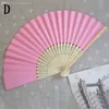 Vente en gros-Éventail en papier de bambou pour dames de style d'été Évider les ventilateurs pliants à la main