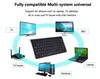 Trådlöst tangentbord Mus 2,4 GHz Ultra Slim Full Size Uppladdningsbart trådlöst tangentbord och mus kombinationer för bärbar dator Bärbar dator Desktop