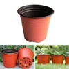 50Pcs Plastic Garden Nursery Pots Flowerpot Seedlings Planter Containers Set 9*6*8cm/3.5* 2.4* 3.1inch Plant Flower Pot