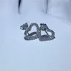 Boucles d'oreilles en forme de cœur faites à la main en argent Sterling 925, diamant Cz, boucles d'oreilles de mariage, de fiançailles, cadeau de fête pour femmes