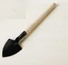 3 stks / set Mini Garden Hand Tool Kit Plant Tuinieren Schop Spade Rake Troffel Houten Handvat Metal Head Gardener