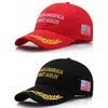 Haft Trump Wsparcie Czapka z daszkiem Make America Świetnie Znowu Snapback Cap Donald Trump Hat Regulowane Sporty Koszulki Prezent DBC VT0434