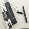 Pennarello Eyeliner liquido nero impermeabile Matita per eyeliner Trucco maquiagem a lunga durata